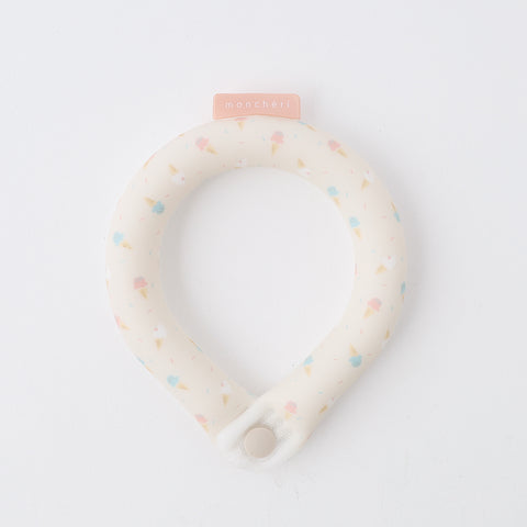 Eco -cool ice cream pattern neck ring XS size