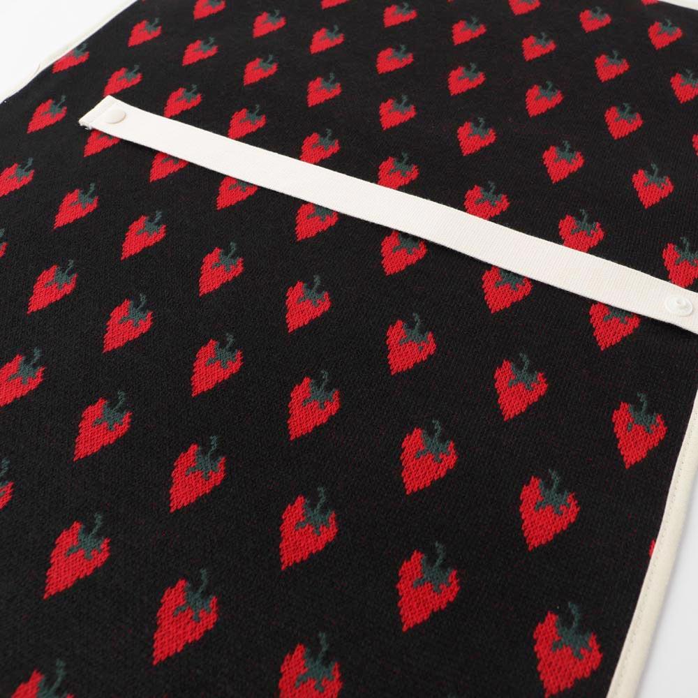 Strawberry cafe mat [Compatible with name embroidery]