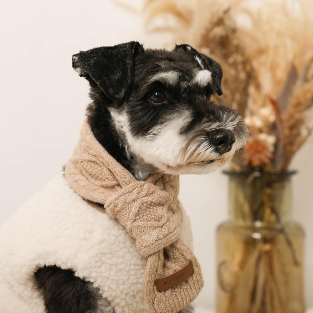 givenchy chito マフラー　mmw ストール　犬 カシミヤ混ケーブルマフラー