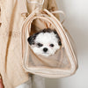 Open fastener pet carry bag