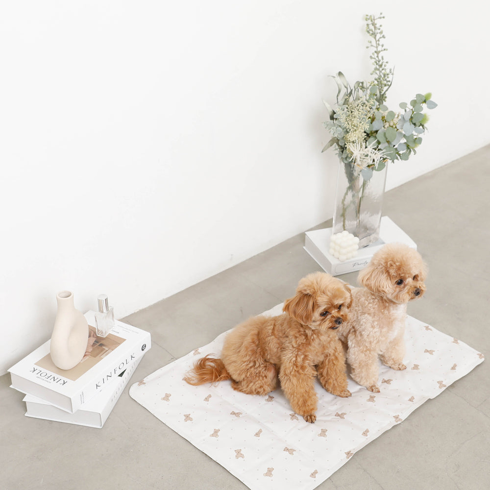 くまさんクールひんやりジェルマット Lサイズ