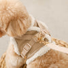 Eco Leather Boa MIX Harness + Lead SET [Name embroidery available]