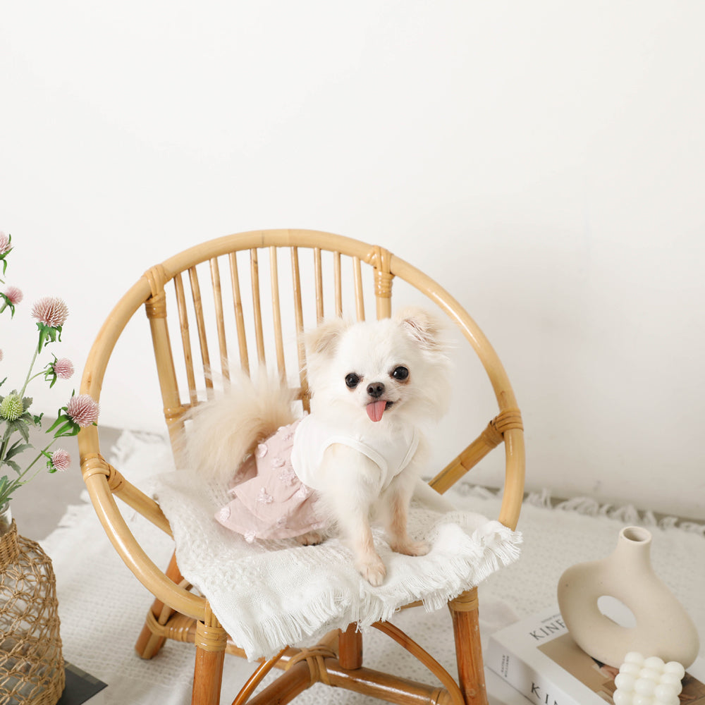 Cool docking pompon tiered dress