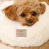 Fur chin -on cushion pillow