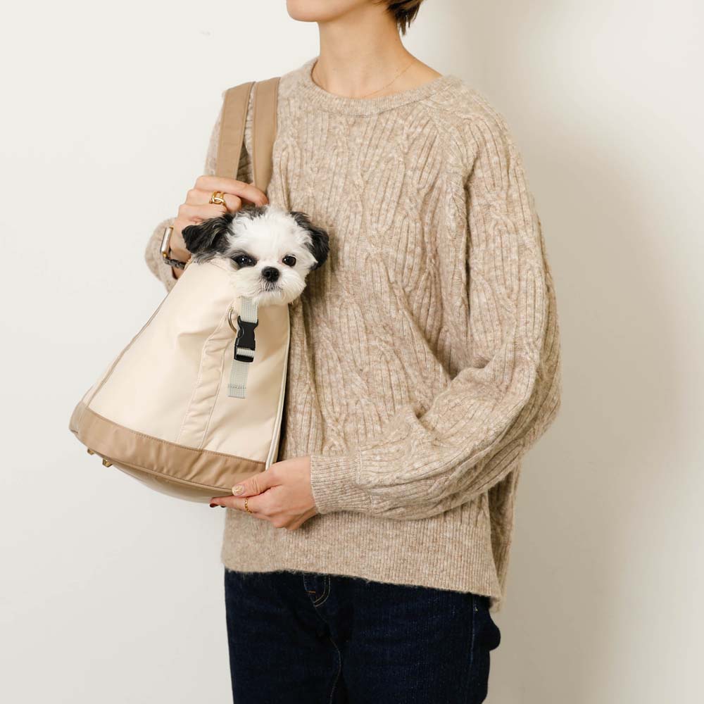 2way shoulder tote square pets bag