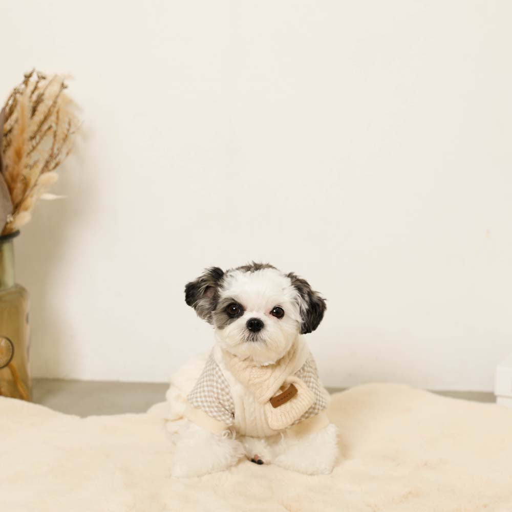 givenchy chito マフラー　mmw ストール　犬 カシミヤ混ケーブルマフラー