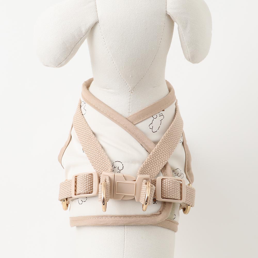 tombonia collaboration harness + lead SET [Name embroidery available]