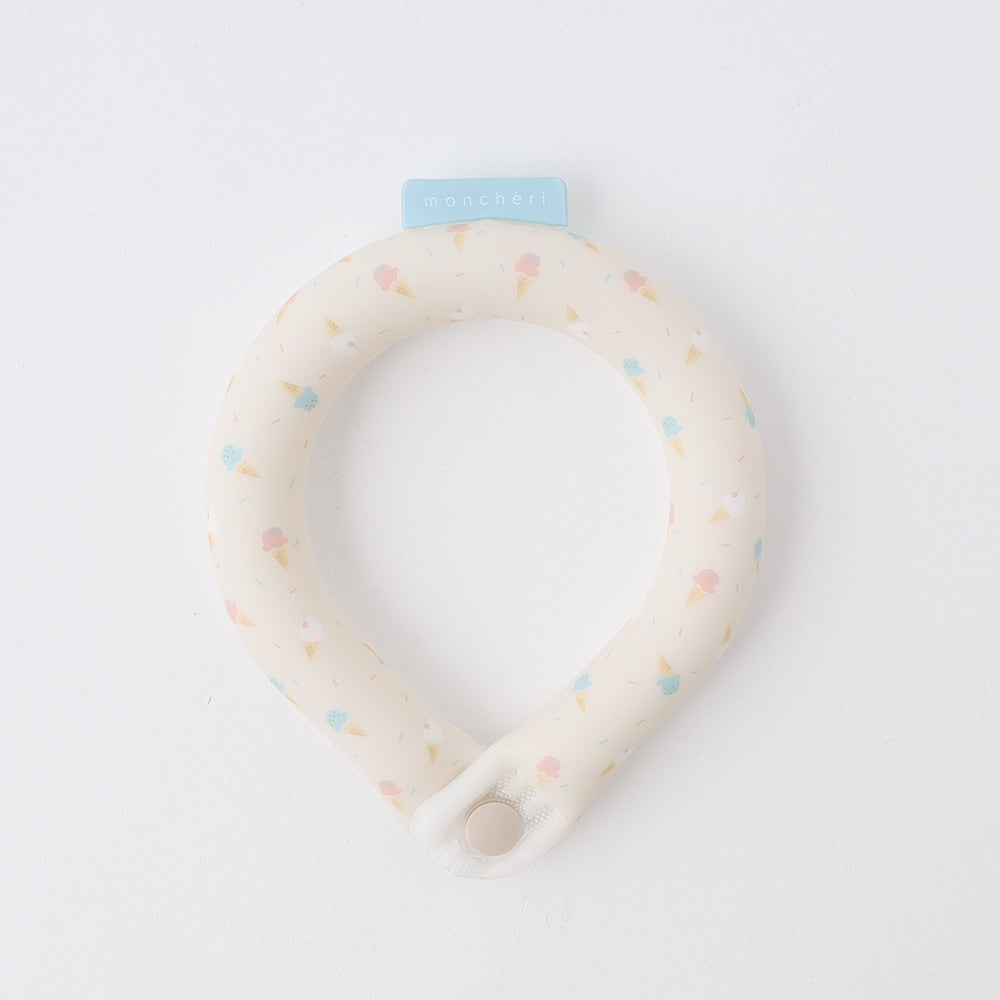 Eco -cool ice cream pattern neck ring XS size