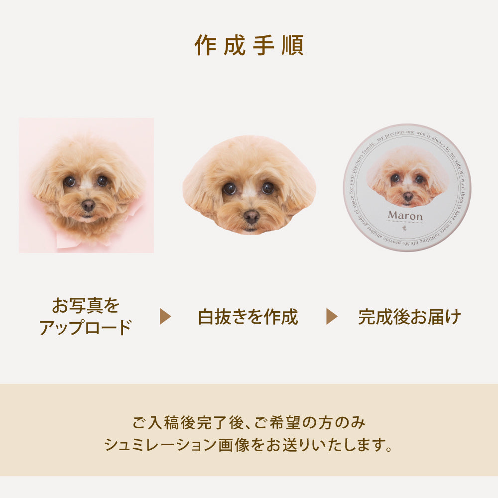 マルチスモール丸缶ケース【うちの子グッズ】