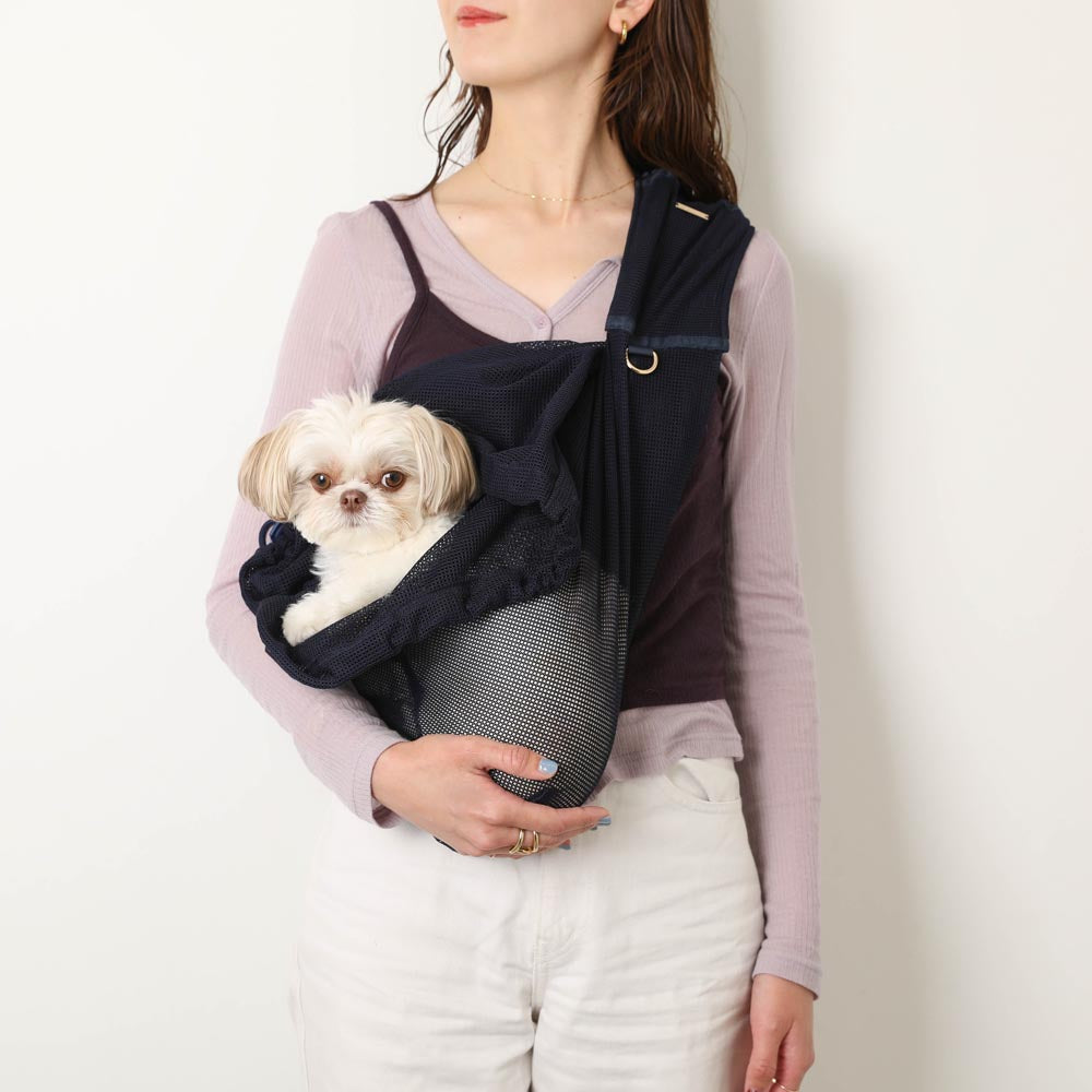 mesh wide dog sling