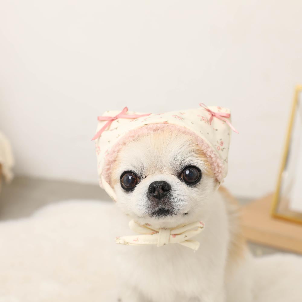Flower cat ear hat