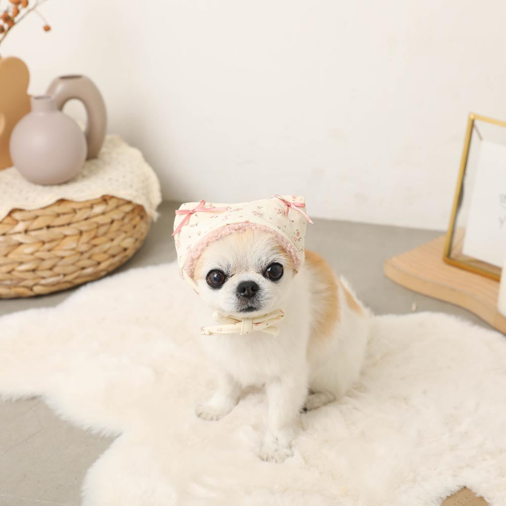 Flower cat ear hat
