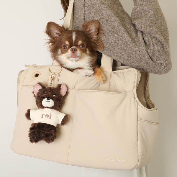 お名前Tシャツいぬさんキーホルダー【名入れ刺繍対応】