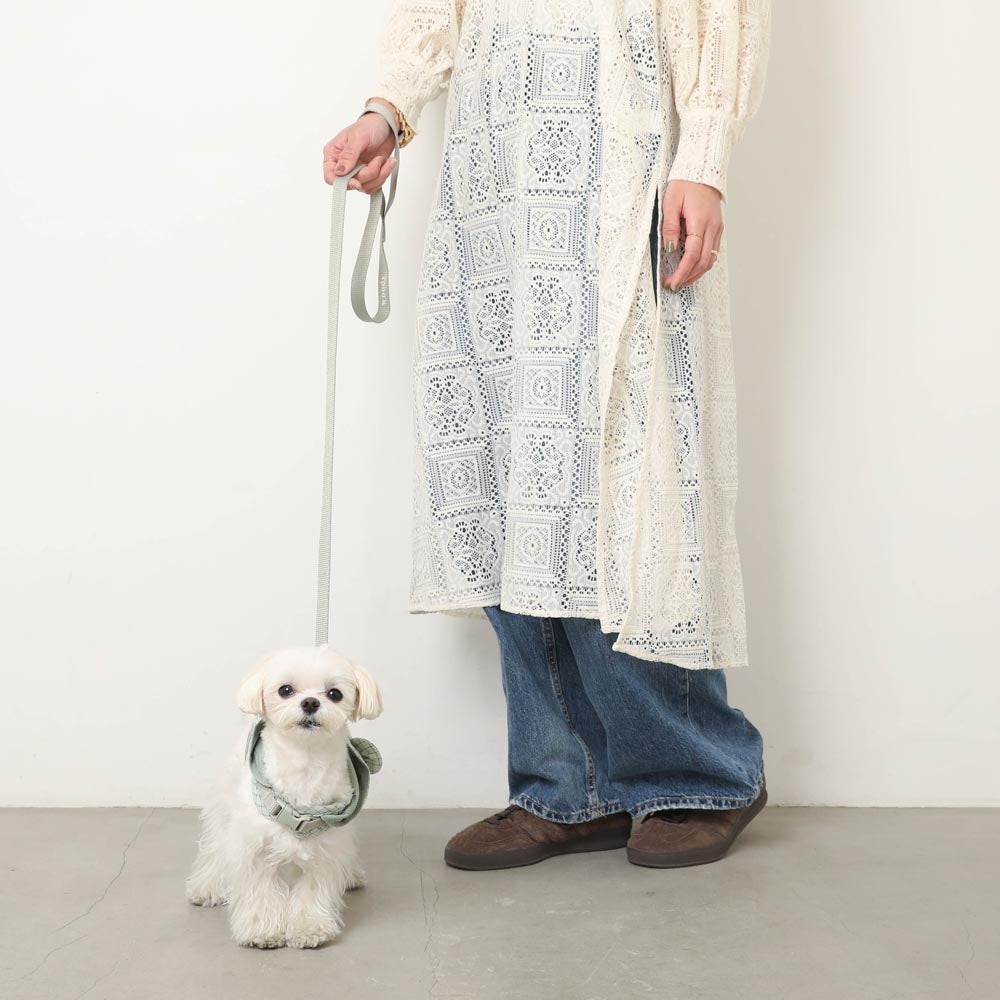 带冷感熊耳兜帽的格纹线束+导线设置【名入刺绣对应】【保冷剂对应】