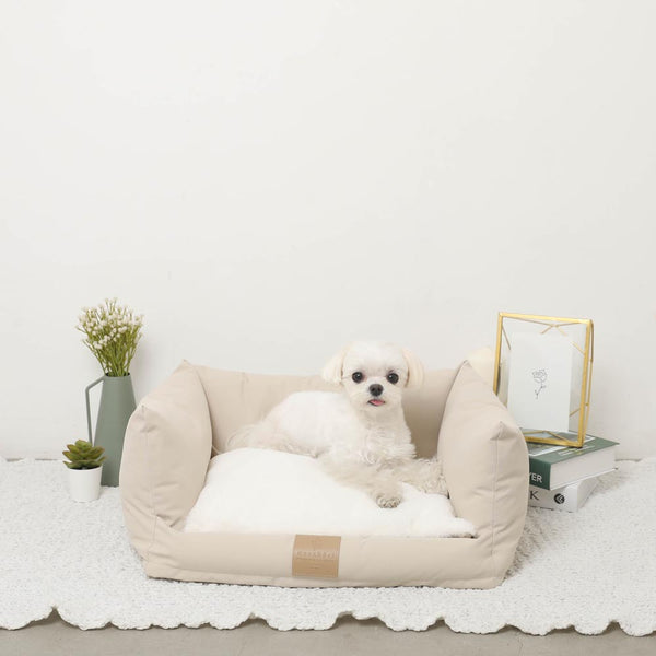 防汚加工ローフロントクッションベッド