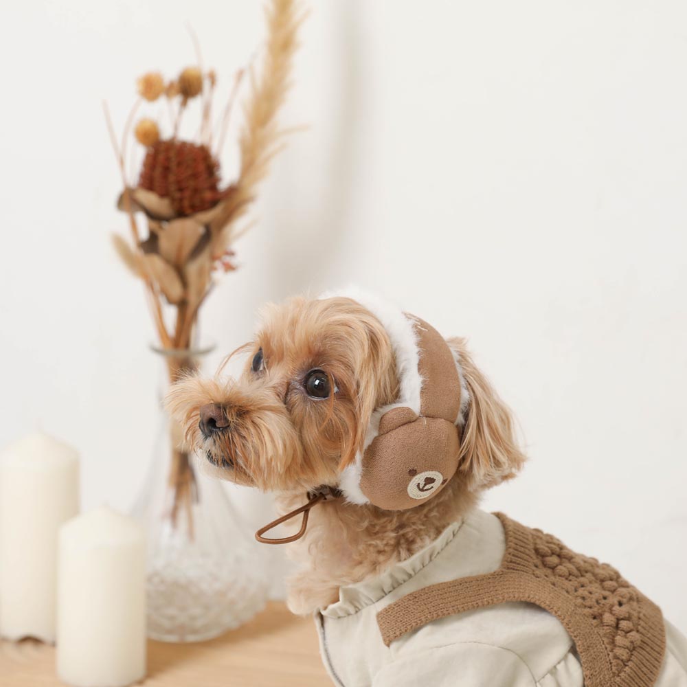 Mouton bear earmuffs