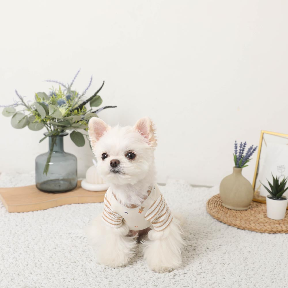 冷感くまさんサマープリントTシャツ【保冷剤対応】