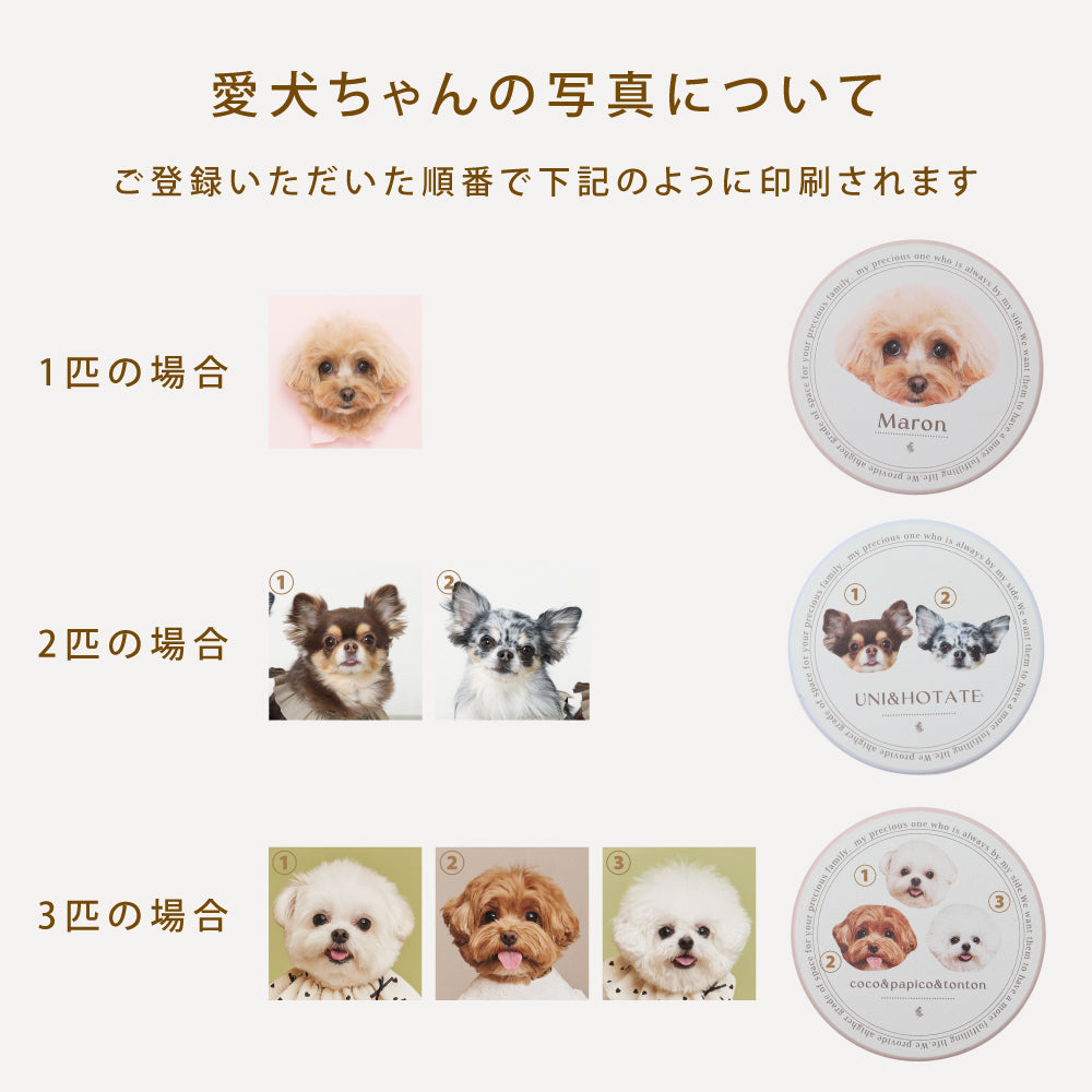 マルチスモール丸缶ケース【うちの子グッズ】