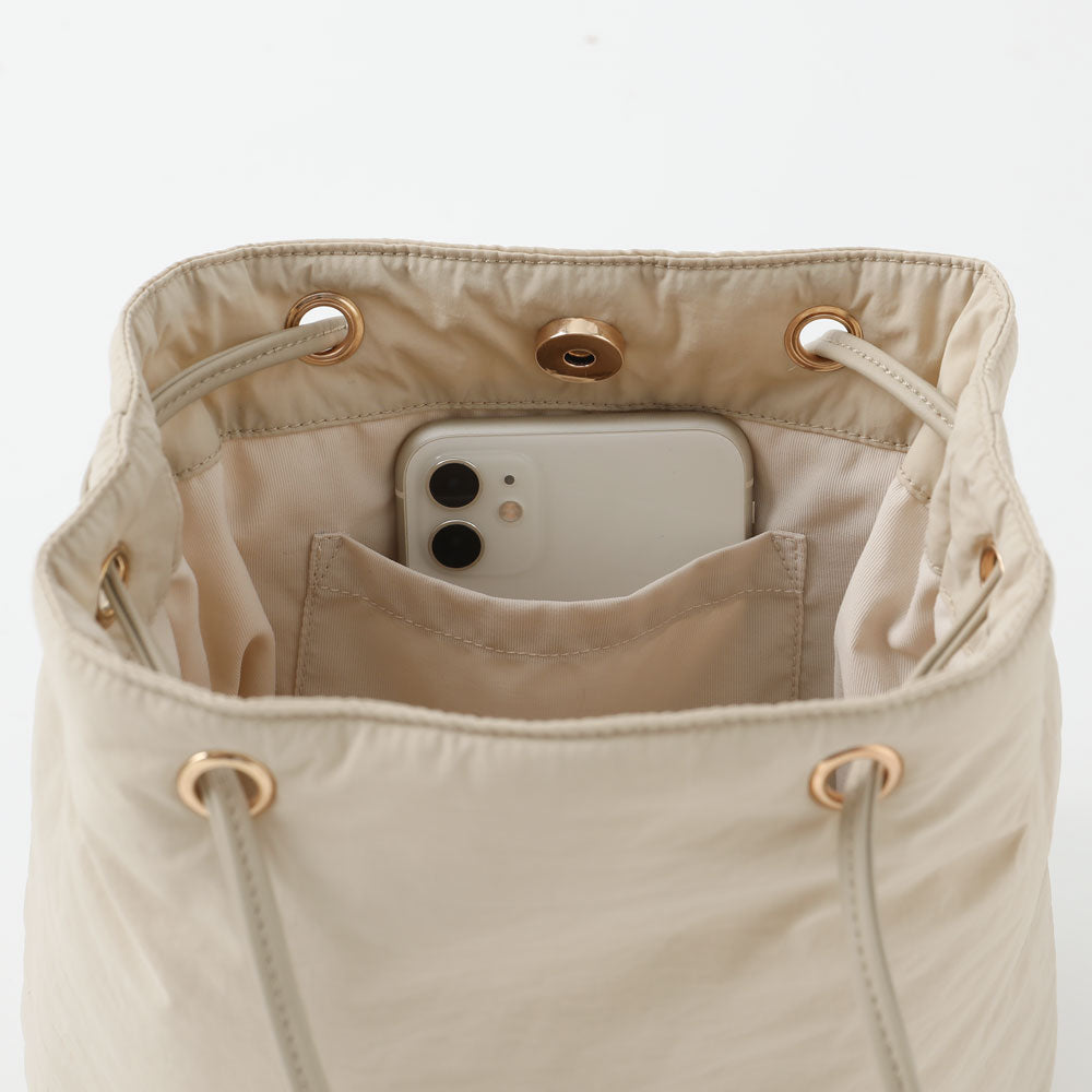 2way water repellent lightweight drawstring walking etiquette bag