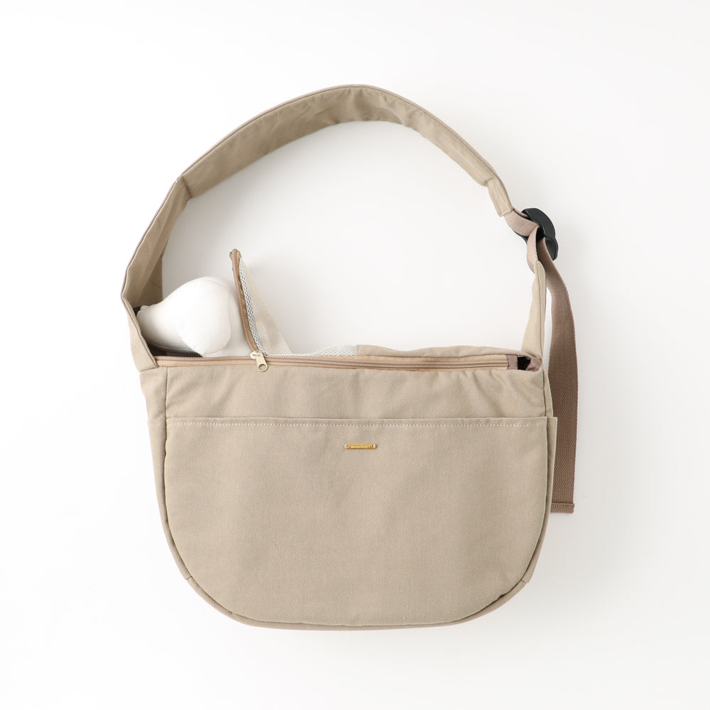 Dog sling with mesh [Compatible with name embroidery]