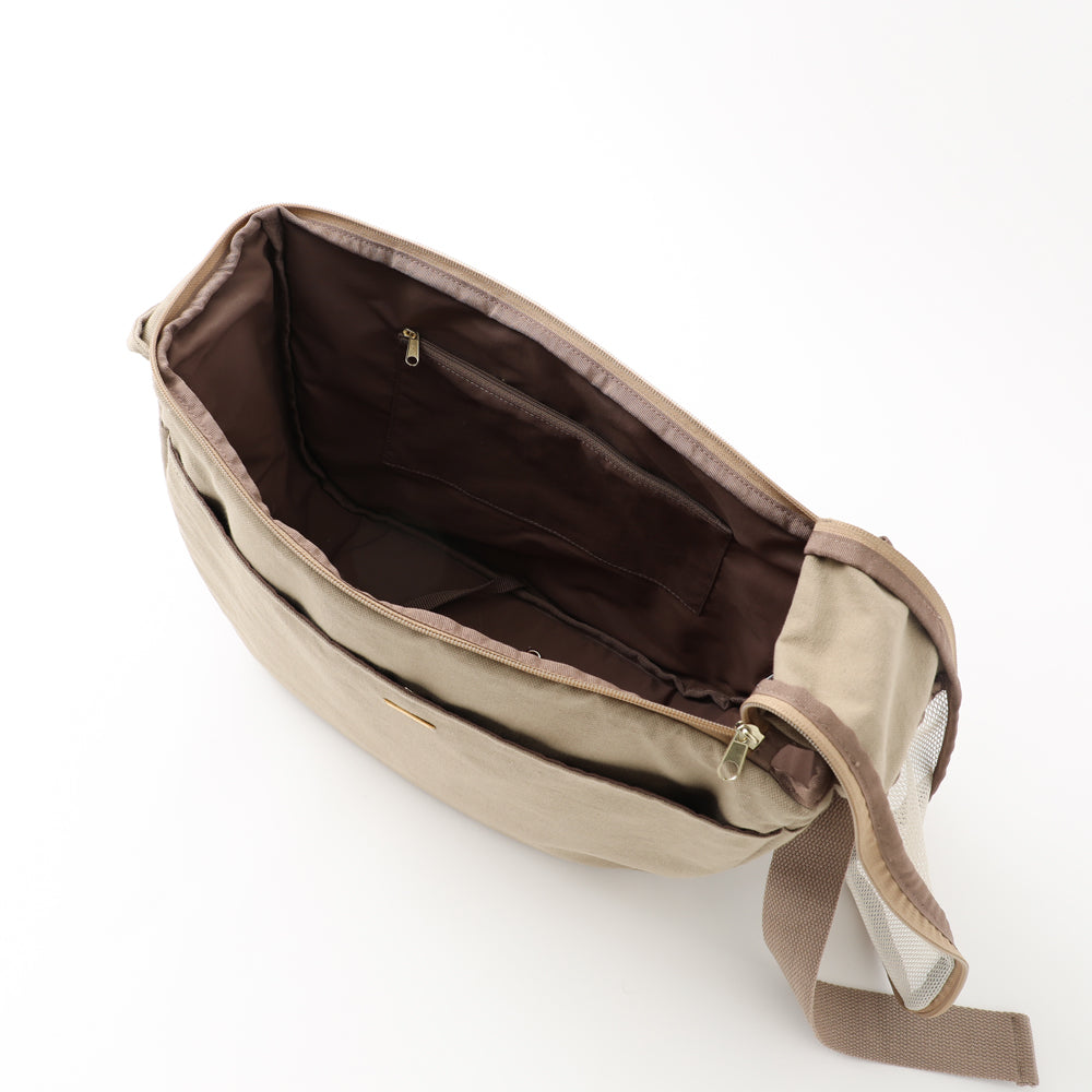 Dog sling with mesh [Compatible with name embroidery]