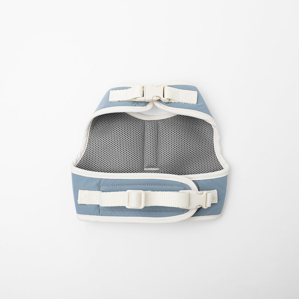 Car pattern harness + leash SET [Name embroidery available]
