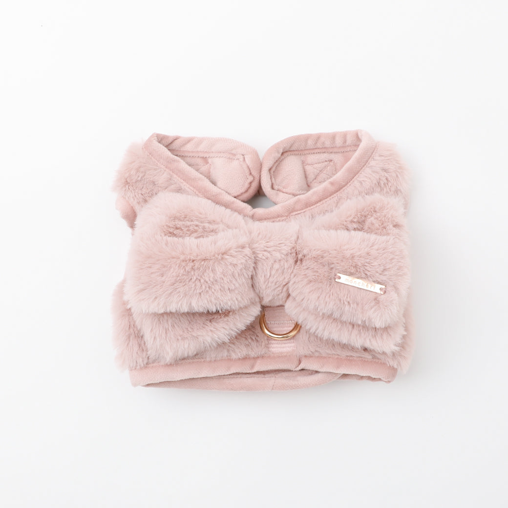 ビッグリボンファーハーネス+リードSET【名入れ刺繍対応】 – moncheri