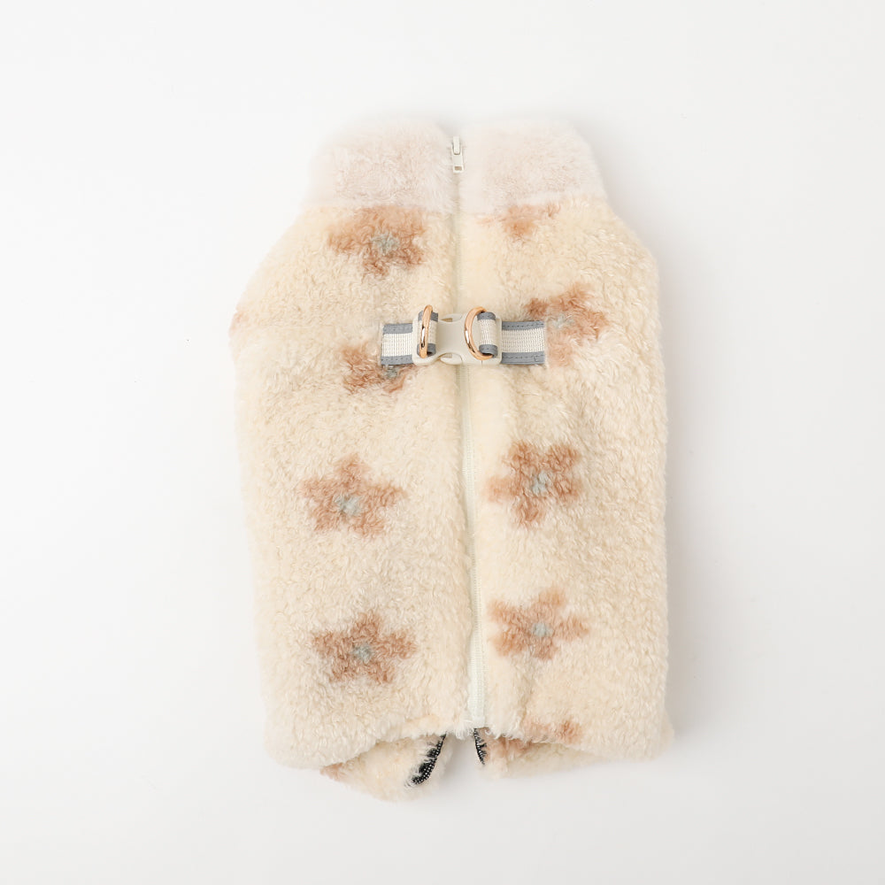 遠赤外線フラワーボアロンパースハーネス