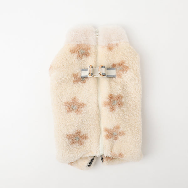 遠赤外線フラワーボアロンパースハーネス