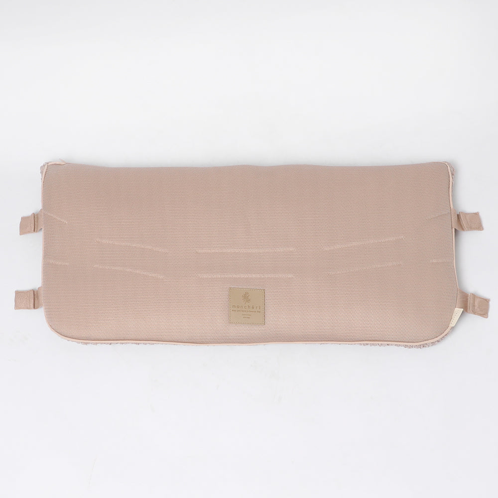 Fluffy gathered chin cushion cover [Cover alone] [Compatible with name embroidery]