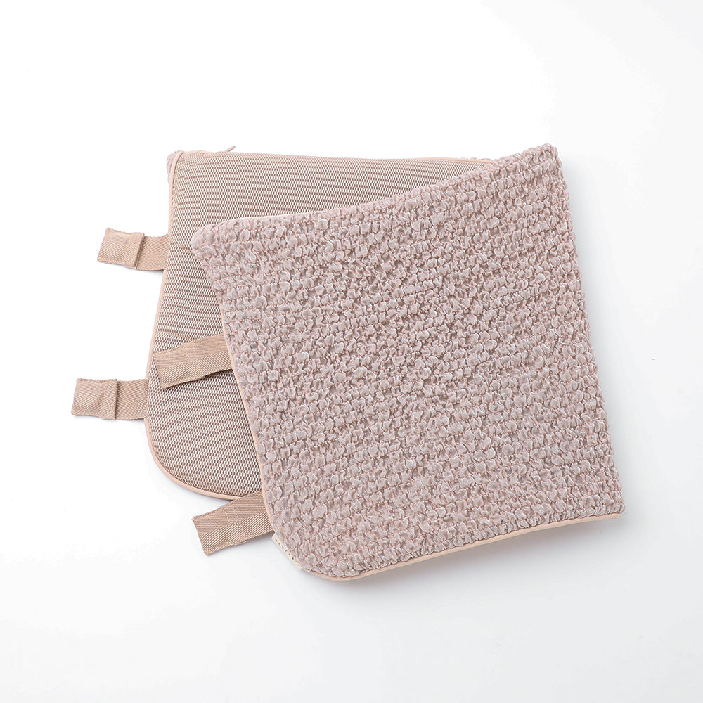 もこもこギャザーあごのせクッションカバー【セット】【名入れ刺繍対応】
