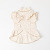 Heart pattern pico lace frill dress