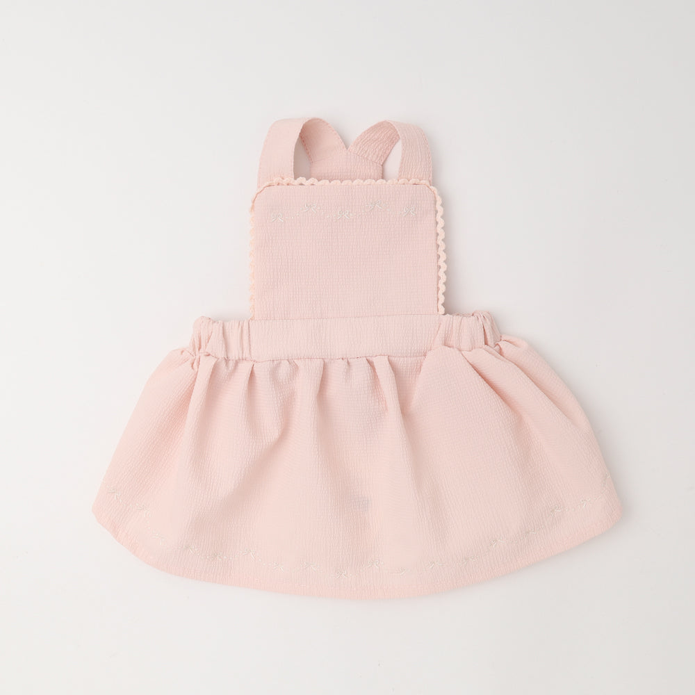 冷感缎带刺绣连衣裙