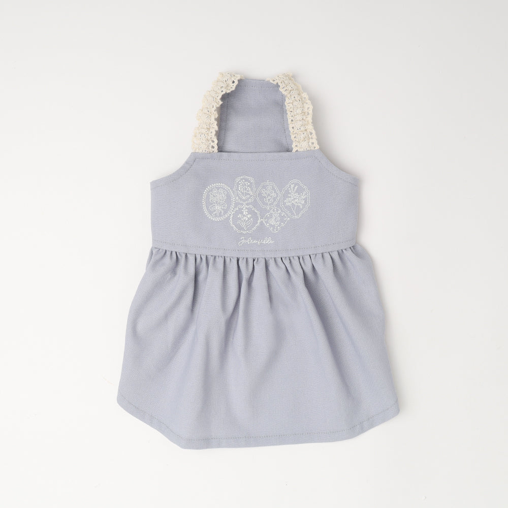 冷感フラワーブーケ刺繍キャミワンピース