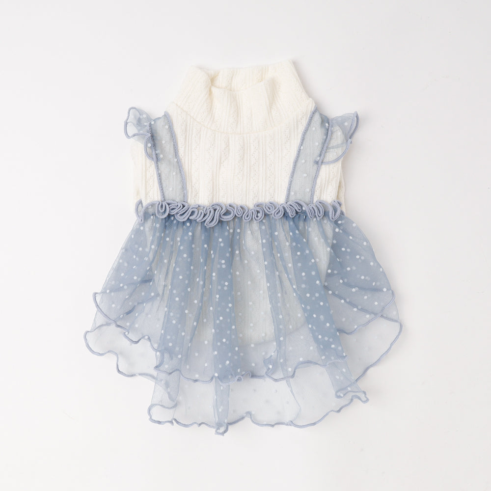 ドッキングドットチュールワンピース