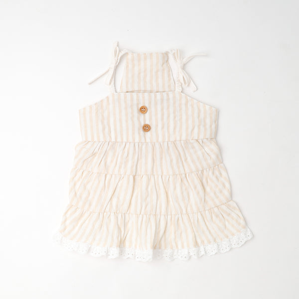 冷感ストライプティアードキャミワンピース【保冷剤対応】