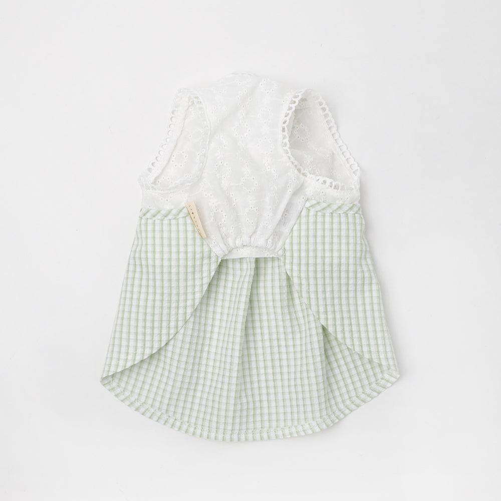 Cold feeling insect repellent lace sleeveless cami dress