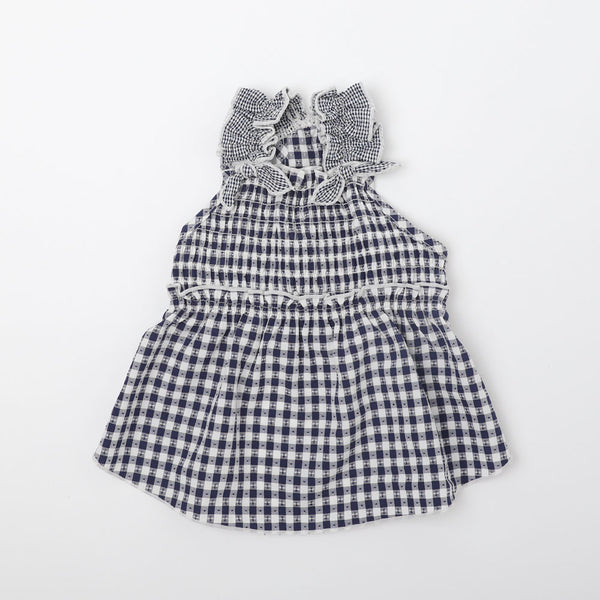 冷感MIX格子连衣裙