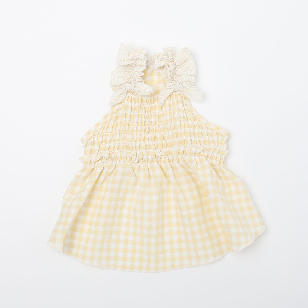 Cool MIX gingham check dress