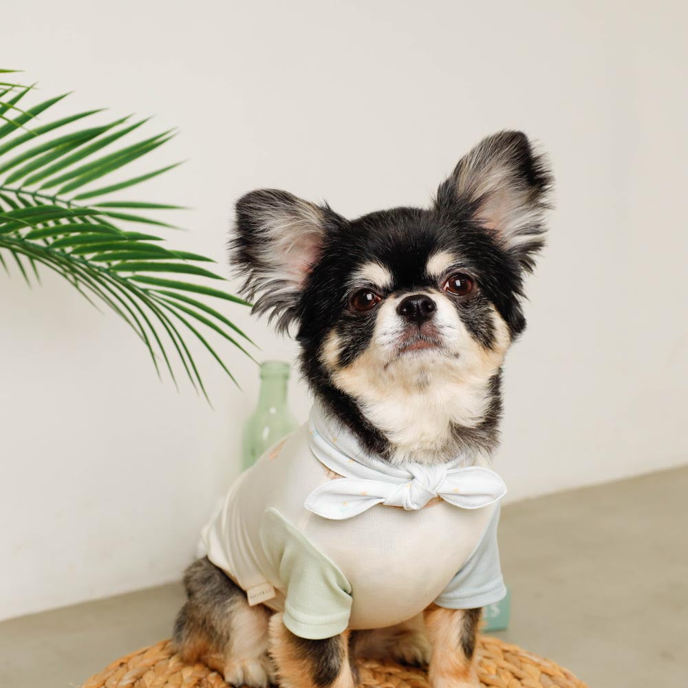 Cool insect repellent ice print ribbon bandana [with ice pack]