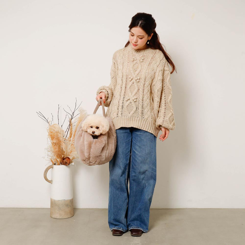 2wayハンモック型メッシュ付きファースリングバッグ