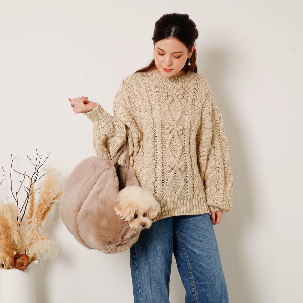 2wayハンモック型メッシュ付きファースリングバッグ