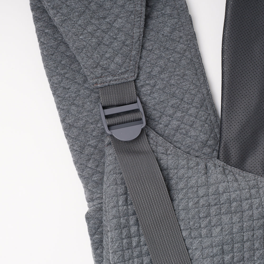 メッシュ付サイズ調整可能グラフチェックドッグスリング【名入れ刺繍対応】