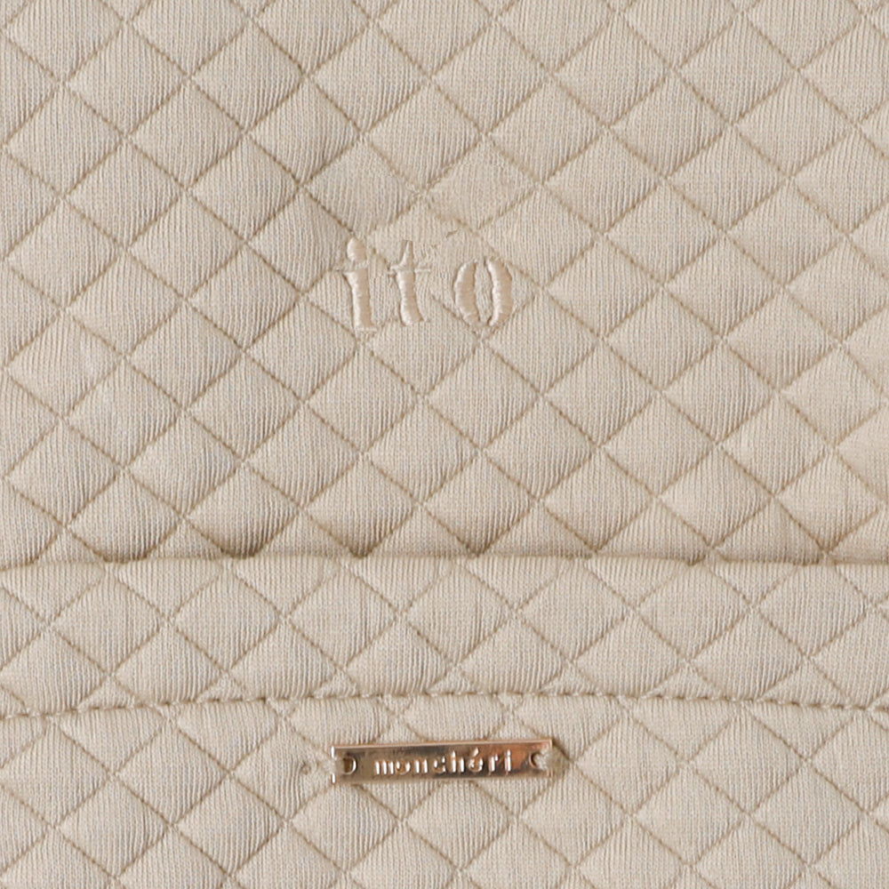 メッシュ付サイズ調整可能グラフチェックドッグスリング【名入れ刺繍対応】