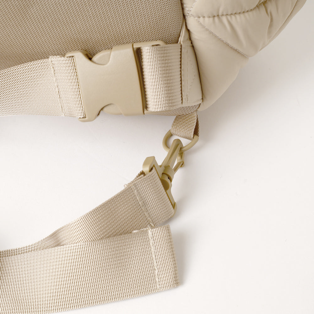 キルティングメッシュ付きフロントリュック【名入れ刺繍対応】