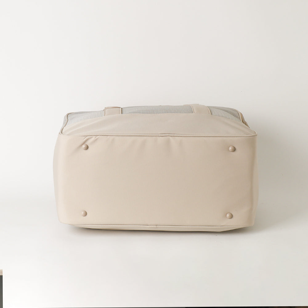 メッシュペットトートバッグ+冷感チェック柄ふんわりクッション付き