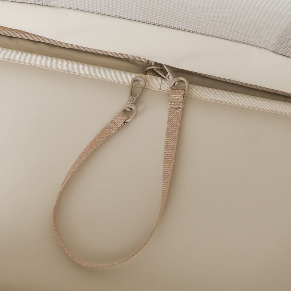 メッシュペットトートバッグ+冷感チェック柄ふんわりクッション付き