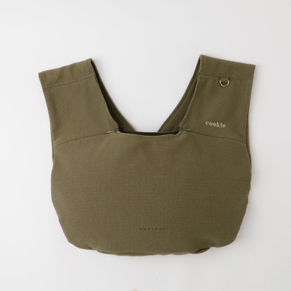 moncheri　ワッフルスリングリュック　名前入り ワッフルスリングリュック【名入れ刺繍対応】
