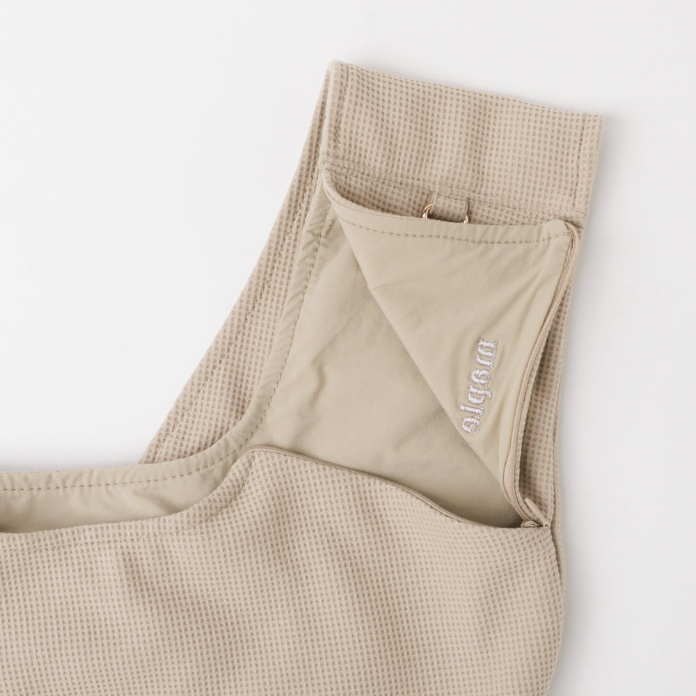 moncheri　ワッフルスリングリュック　名前入り ワッフルスリングリュック【名入れ刺繍対応】
