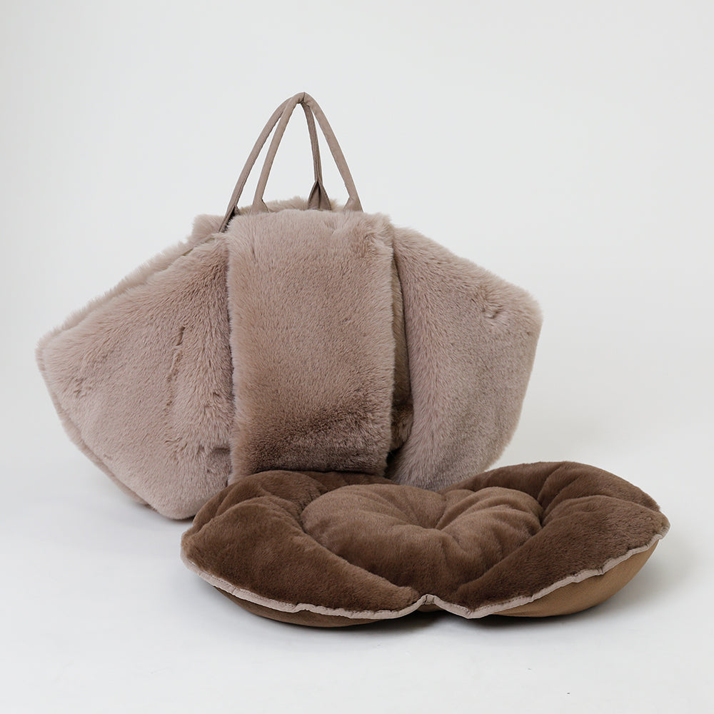 2wayハンモック型メッシュ付きファースリングバッグ